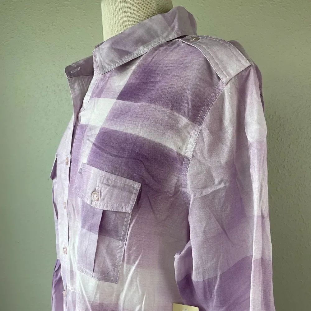 NWT Coldwater Creek Button Down Shirt Size XL - Picture 5 of 9